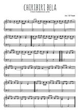 Téléchargez l'arrangement pour piano de la partition de serbie-chiribiri-bela en PDF